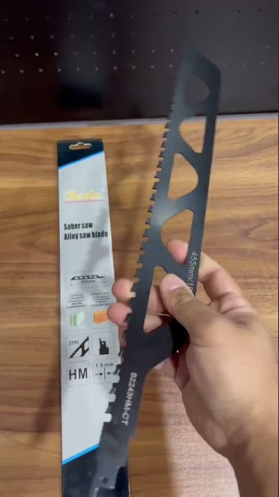 Reciprocating Saw Blade for Concrete Blocks.