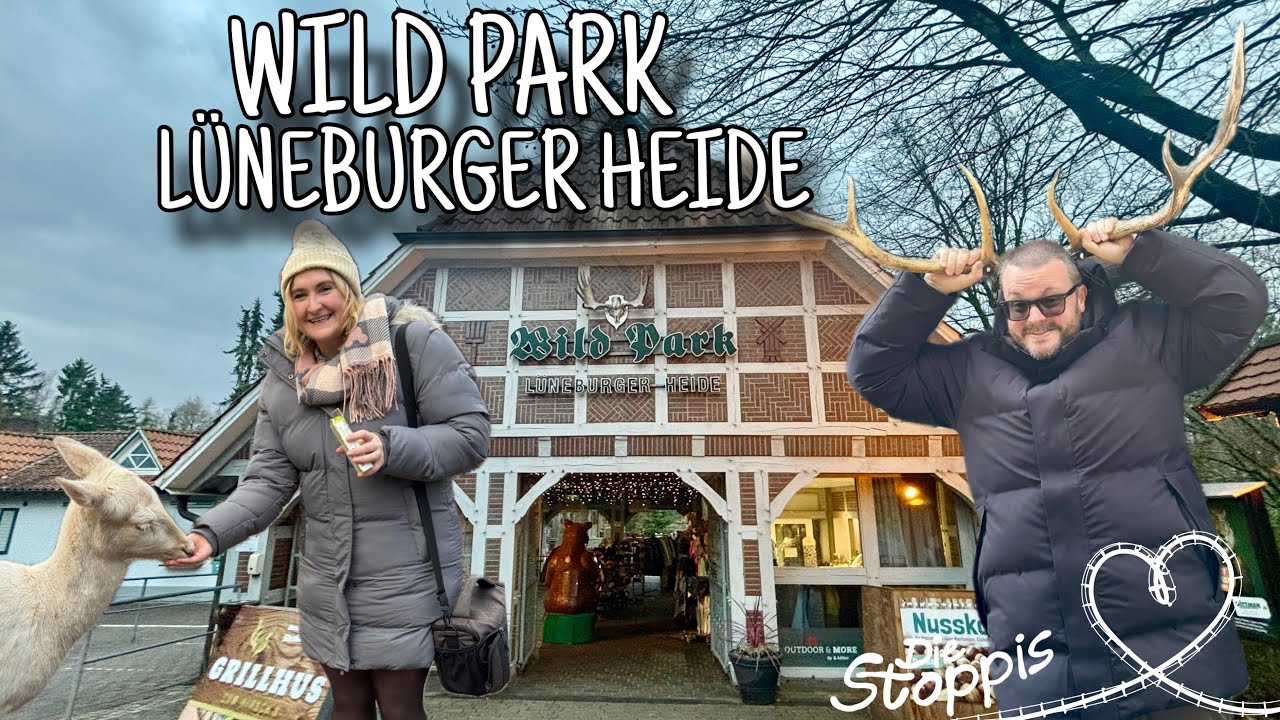 WILDPARK LÜNEBURGER HEIDE  im Winter ❄️ | Natur & Tiere hautnah 🐻 🦌
