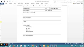 Software Engineering Chapter 4 Use Case Descriptions