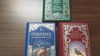 FAIRY TALES BOOKS/ BARNES AND NOBLE Leatherbound Classics/ Grimm's, Andersen and Irish fairy tales
