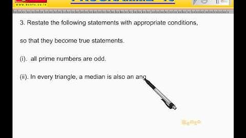 Cbse Class 9 th Maths Score 100 Marks Video     proof in mathematics 5