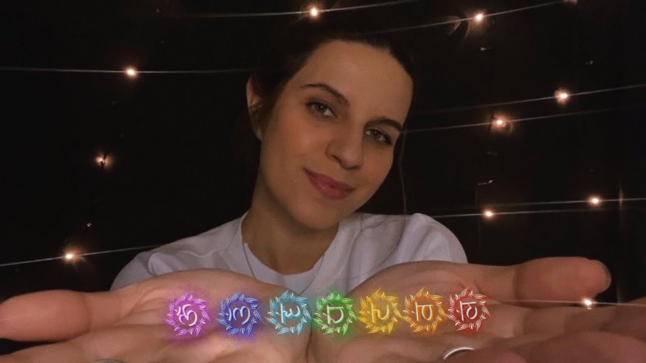 ASMR EQUILIBRANDO SEUS SETE CHAKRAS | com sussurros, inaudível, corte de energias negativas ✧