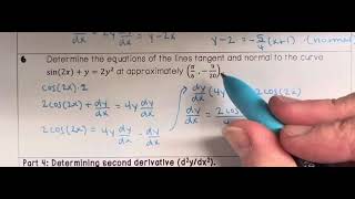 Calculus - Implicit Differentiation Review worksheet #6