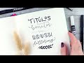 Ideas de letras bonitas sin Brush Lettering