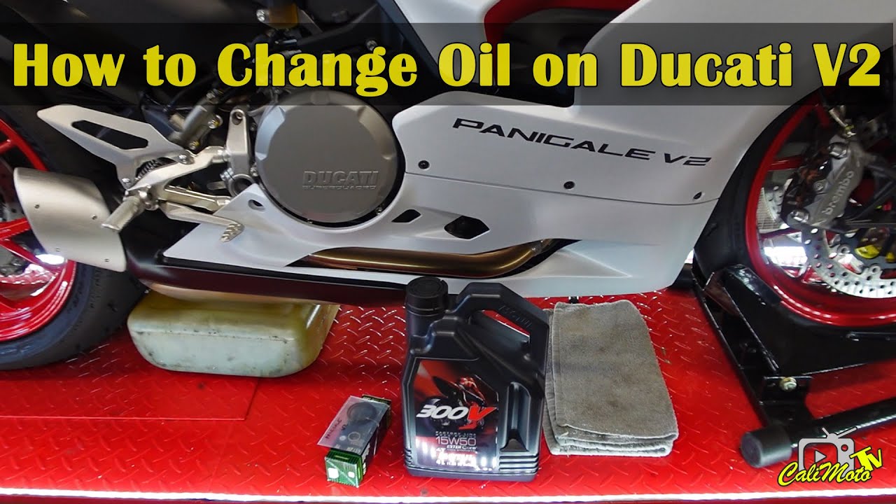 How to Change the Oil on a 2021 Ducati Panigale V2