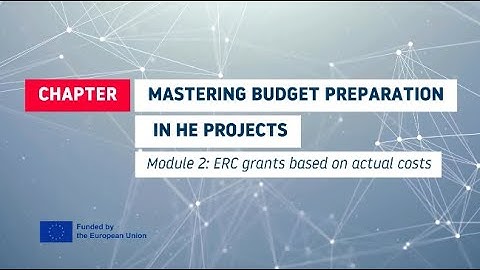 HORIZON EUROPE Budget preparation: M2 ERC grants