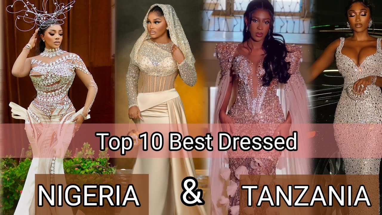 TOP 10 Best DRESSED Ladies at JUX & PRISCILLA’S White WEDDING (JP2025) NIGERIA & TANZANIA #jp2025