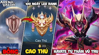 VUX TÓM TẮT 100 NGÀY HAYATE TỬ THẦN VŨ TRỤ LEO TỪ RANK ĐỒNG LÊN CAO THỦ LIÊN QUÂN MOBILE PART2