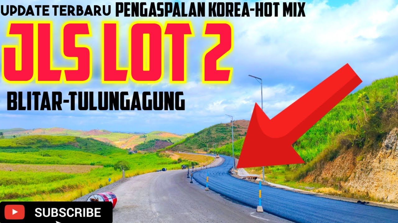 Info terbaru JLS blitar tulungagung, dikebut Pengaspalan hot mix