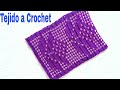 Tejido a Crochet (Tutorial)Muestra #46 Para Aplicar En Cualquier Proyecto,Es Súper Fácil.