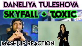 Daneliya Tuleshova  Skyfall+Toxic (Mashup)  FIRST TIME REACTION !!!