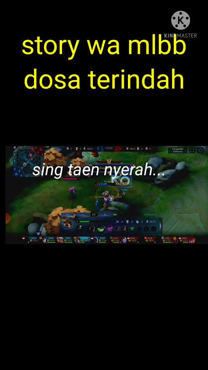 STORY WA Mobile legend30 DETIK||LIRIK LAGU DOSA TERINDAH||BAGUS WIRATA||#SHOTS