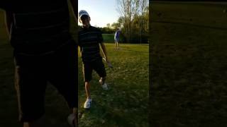 Vickie & Parker hole 15 at ccc