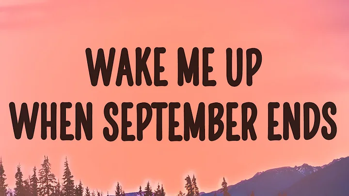 Green Day - Wake Me Up When September Ends (Lyrics)