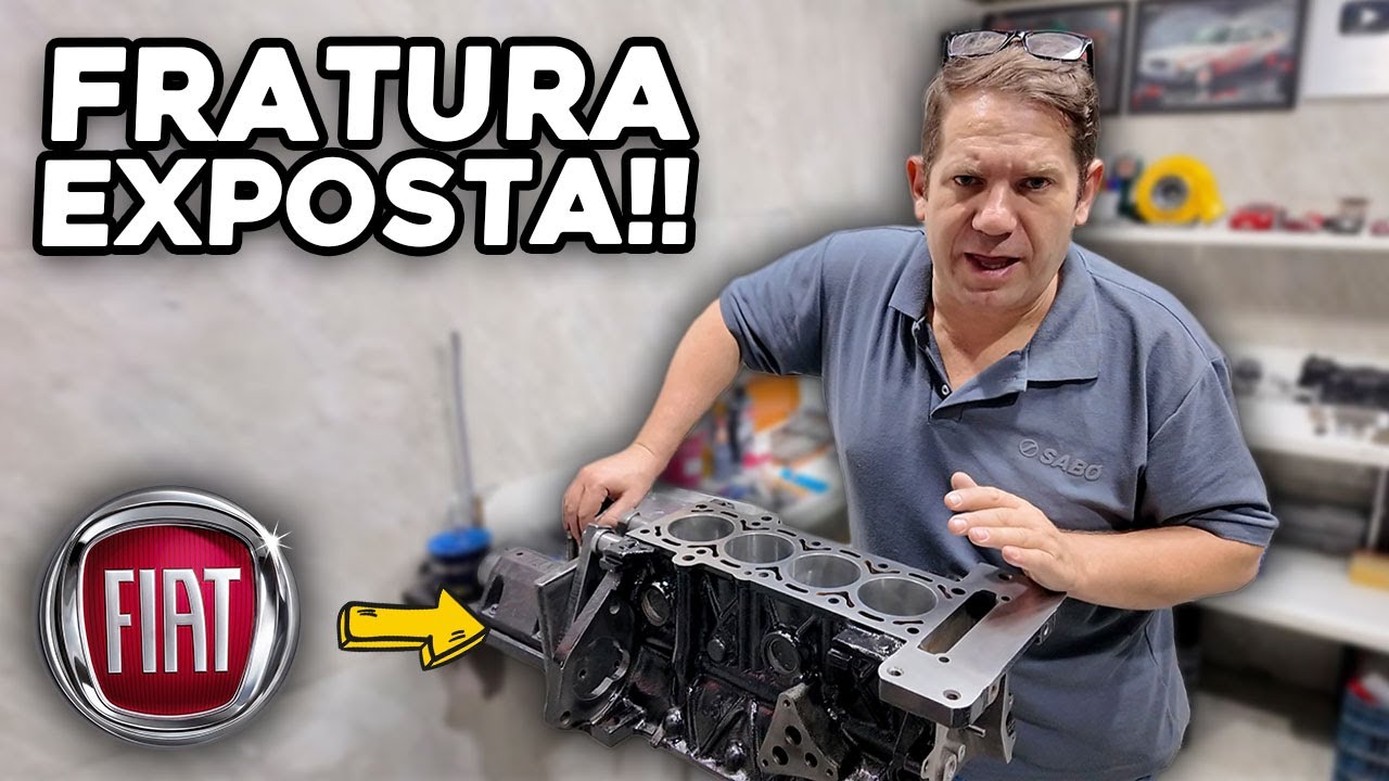 ESSE FIAT 1.6 E-TORQ SOFREU UMA FRATURA EXPOSTA, TEM SALVAÇÃO?!