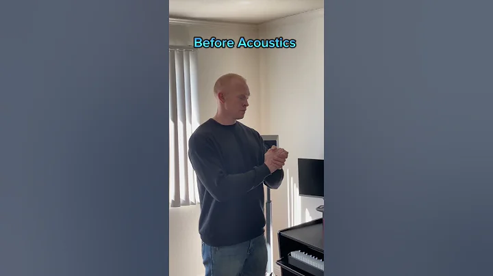 Before & After Clap Test Recording Studio Install With 15 of our 4” Ensign Bass Traps & A Cloud!