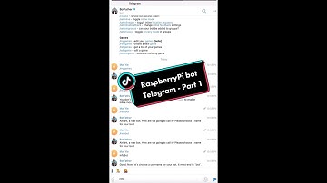 RaspberryPi Bot Telegram - Part 1
