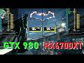 RX 6700 XT vs GTX 980 Benchmark Batman Arkham Knight