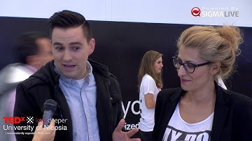 Mick Hagen and Stavriana Kofteros TEDx  University of Nicosia: Deep Sea Startups