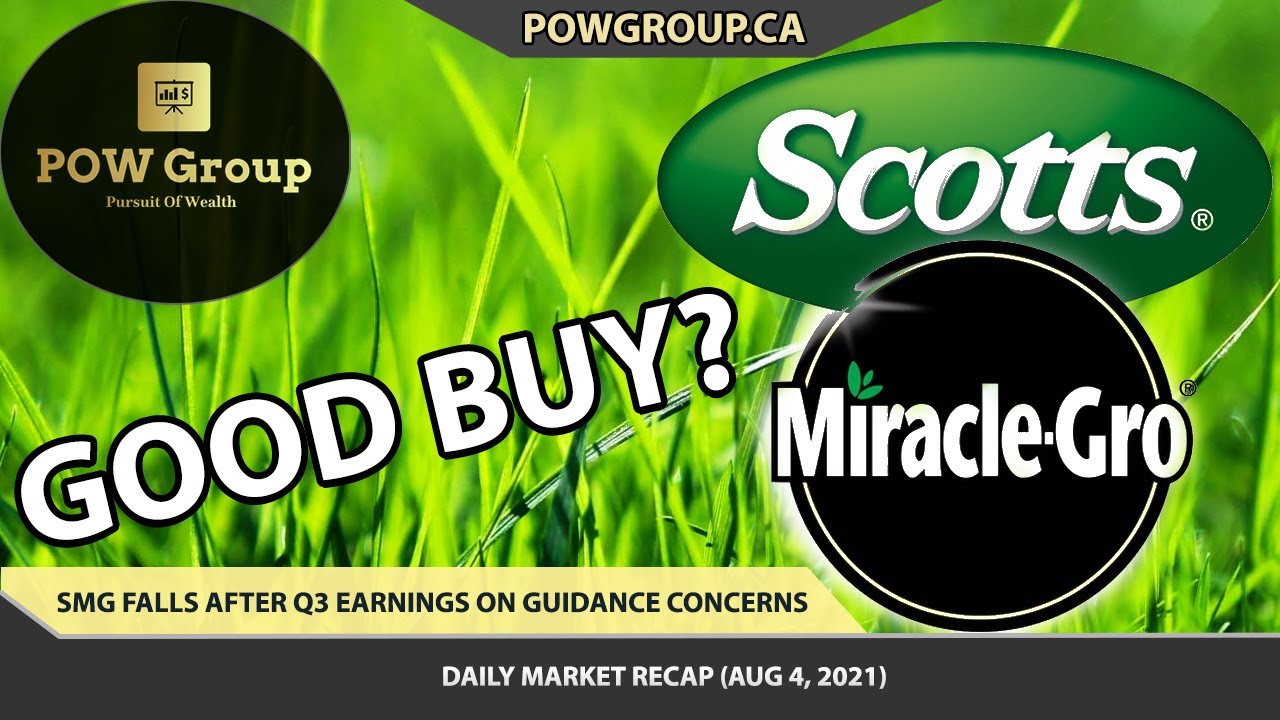 Scotts Miracle Gro Earnings Beat But Stock Falls On Guidance, Good Buy