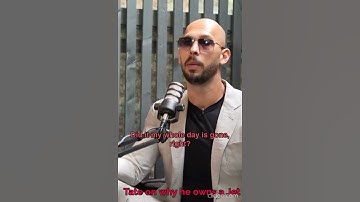 Why Andrew Tate flies in a Private plane