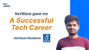 🌟 If I have a tech job today, is only because of the skills that I built at NxtWave 🌟