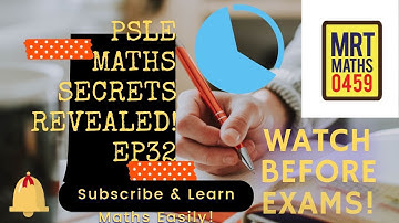 PSLE Maths Secrets Revealed... [Easy Peasy!!!] | EP32 (Easy Pie Chart)