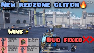 METRO ROYALE NEW BUG FIXED❌/REDZONE GLITCH NO WORKING/NEW BUG OR GLITCH/1vs6🔥#glitch #bug