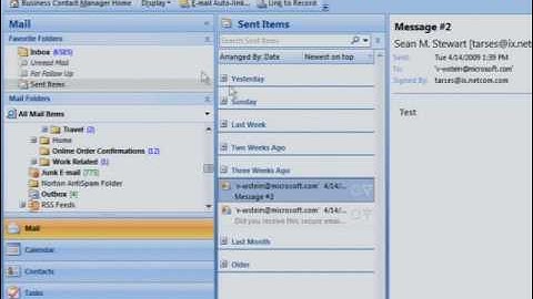 Adding Digital Signatures to Email