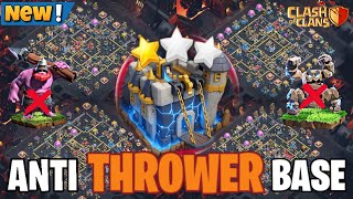 TOP-10 UNBEATABLE TH18 LEGEND BASE || TH18 TROPHY PUSHING BASE ANTI-SPAM THROWER ||TH18 BASE 2026 screenshot 3