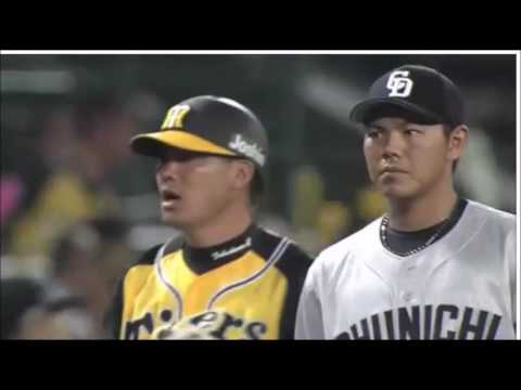 2016/07/30 阪神vs中日【5回裏】福留 激走のタイムリースリーベース!!