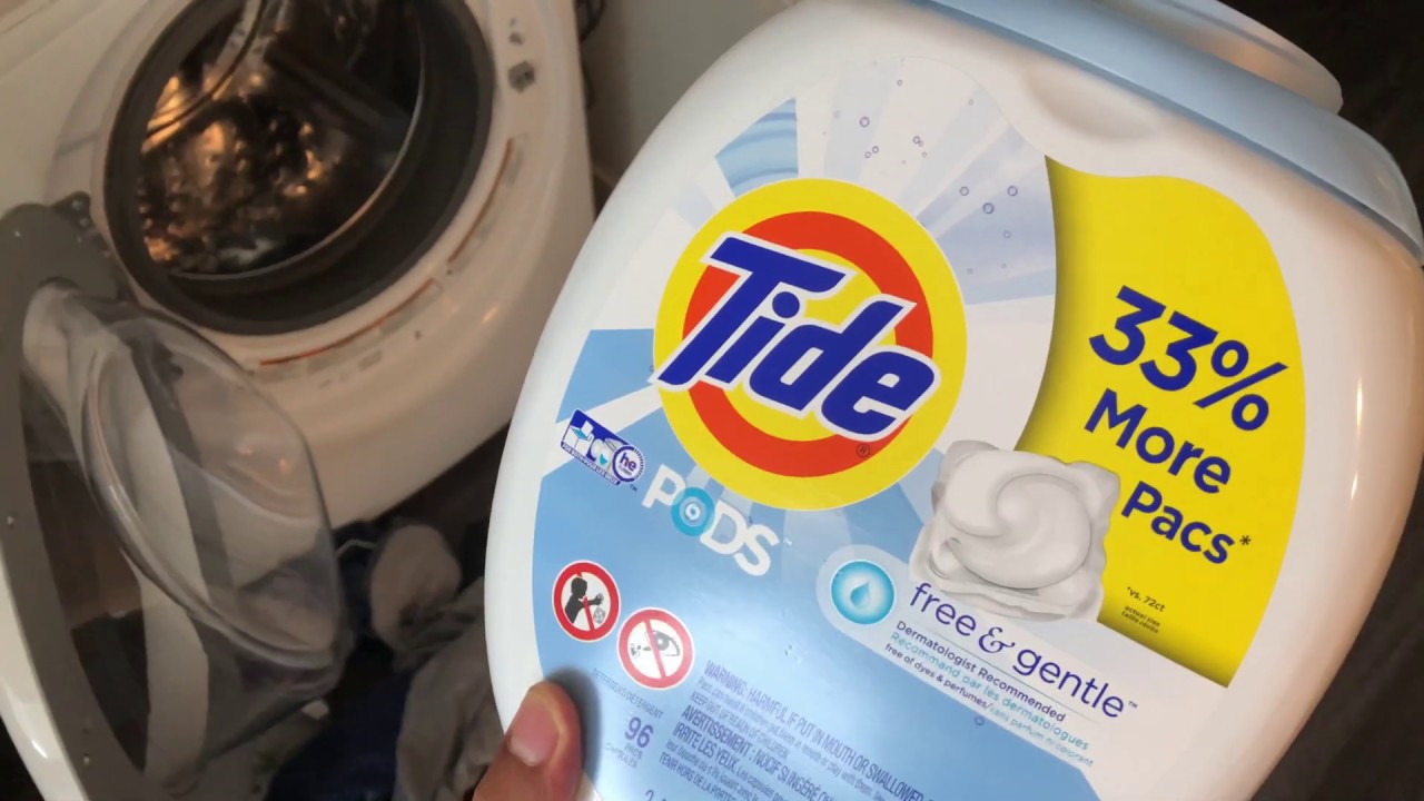 Tide Pods How To Use With A Front Loader Washing Machine YouTube