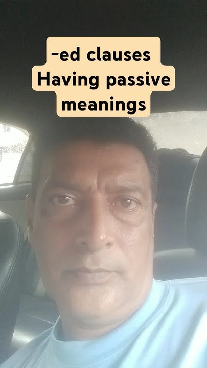 Clauses ed Which Have Passive Meaning in English Sentences YouTube clauses-ed-which-have-passive-meaning-in-english-sentences-youtube