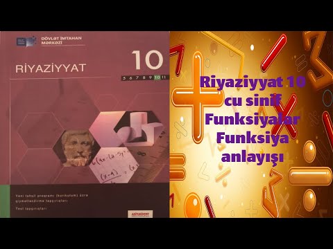 Riyaziyyat 10 cu sinif  Funksiyalar  Funksiya anlayışı  A variantı