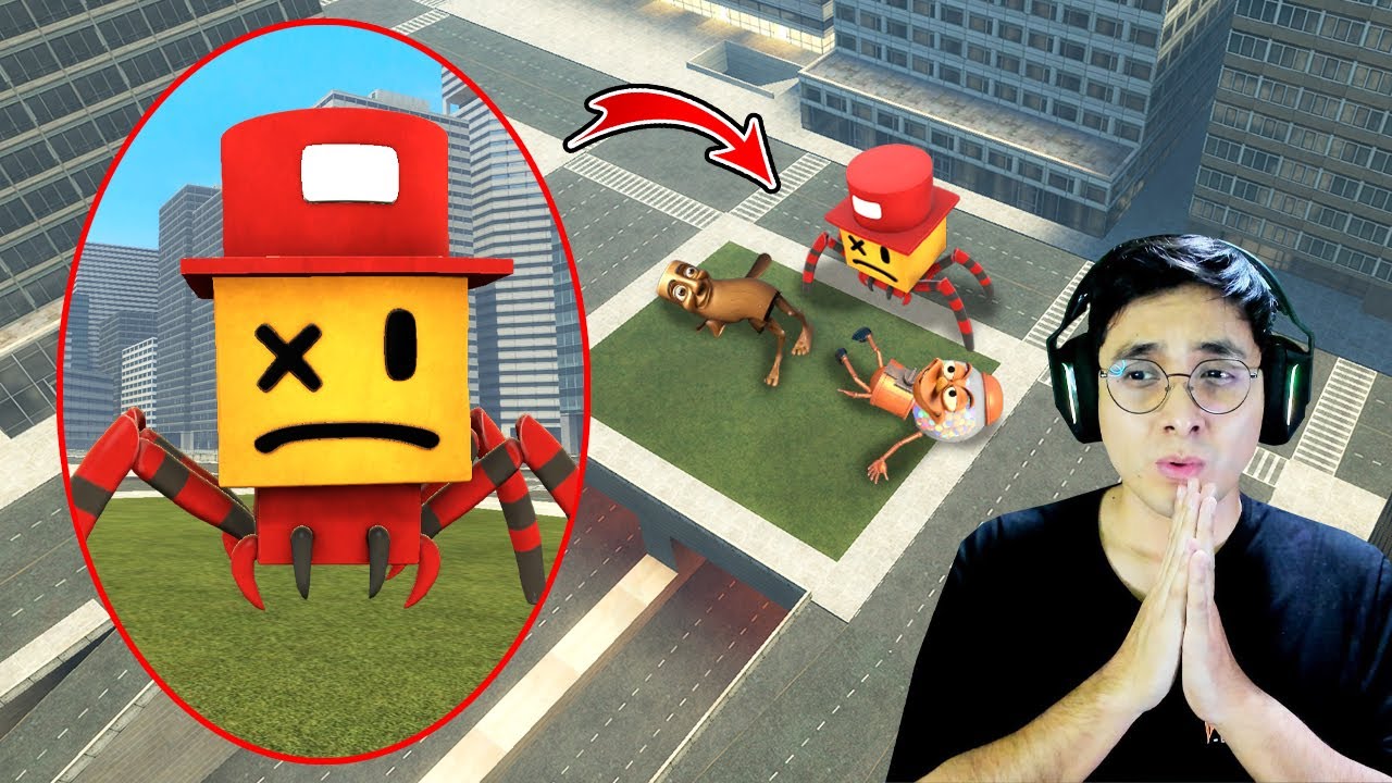 Un DRON capta a SAMMYINI SPIDYERINI ROBANDO BRAINROTS en la CIUDAD - Garry's Mod