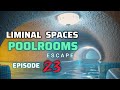 LIMINAL  SPACES | POOLROOMS  HORROR | Episode 23 | Horror Suspense | Baxours Gaming 