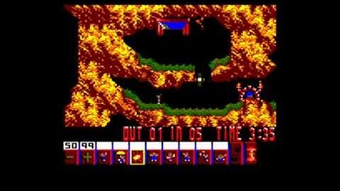 [AMSTRAD CPC] Lemmings - Longplay (Part 2 of 4 - TRICKY Levels)