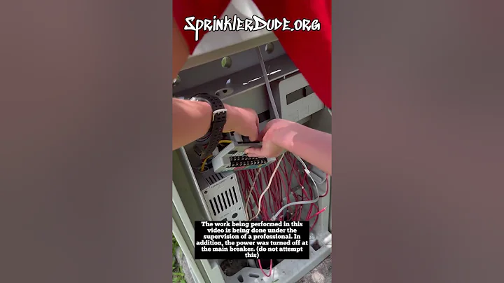 The Hunter Industries ACC-2 controller. So easy to work on, my 12-year-old can do it! Watch here!