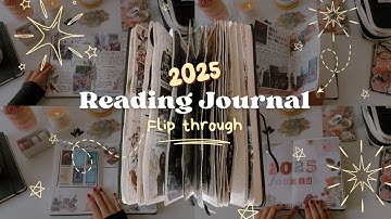 2025 READING JOURNAL FLIP THROUGH | My First Ever Reading Journal!📖💛