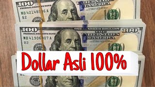 CARA MEMBEDAKAN DOLLAR ASLI ATAU PALSU.