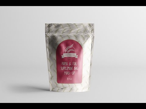 Download Free Paper Plastic Foil Blank Mock Up How To Use Youtube PSD Mockup Template
