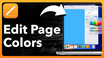 How To Change Background Color In Pages On Mac