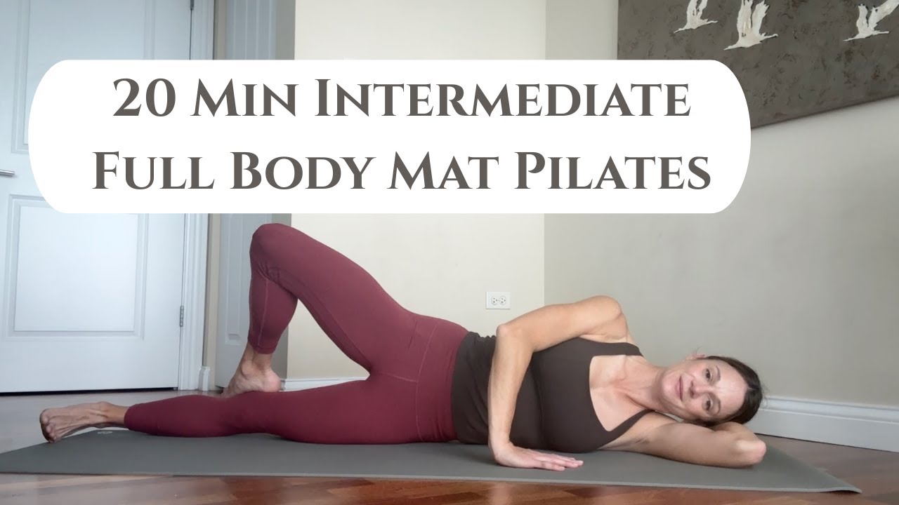 20 MIN FULL BODY MAT PILATES | Moderate/Intermediate | Home Workout (No Equipment)