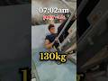 Hit a new PR - 130kg Leg Press (Beginner 🔰) #fitness