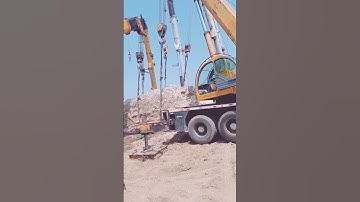 Xcmg Mobile Crane Lifting Concrete Blok|heavy Lifting Equipment    Mobile Crane Fails#short#video