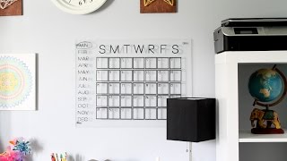 DIY Acrylic Calendar for Organization News