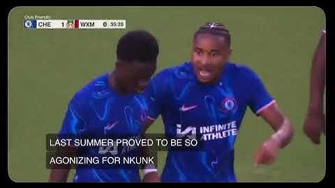 Christopher Nkunku inscrit le premier but de la saison de Chelsea 🎈💙