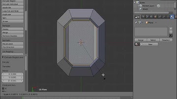 Blender 2.5 Realistic gemstones (part 1) Emerald Cut Gemstone