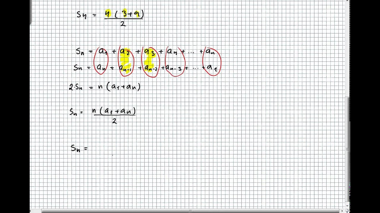 Aritmetisk summa YouTube