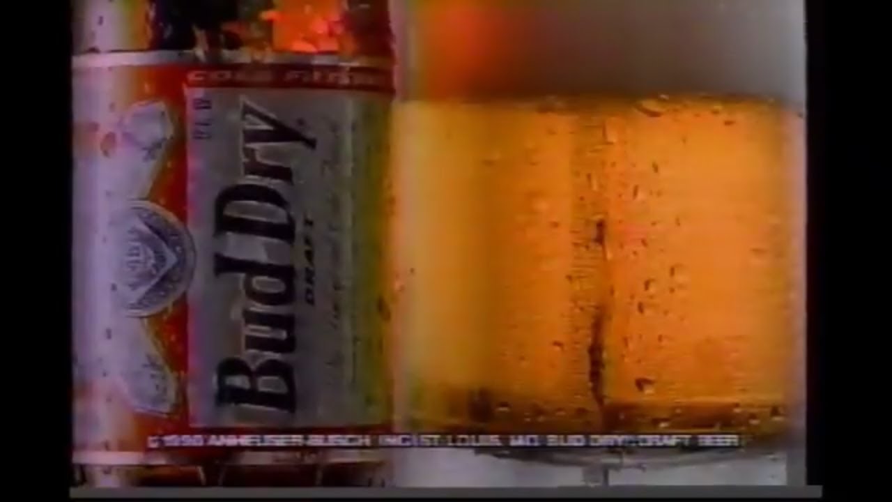 Bud Dry Commercial (1991) YouTube